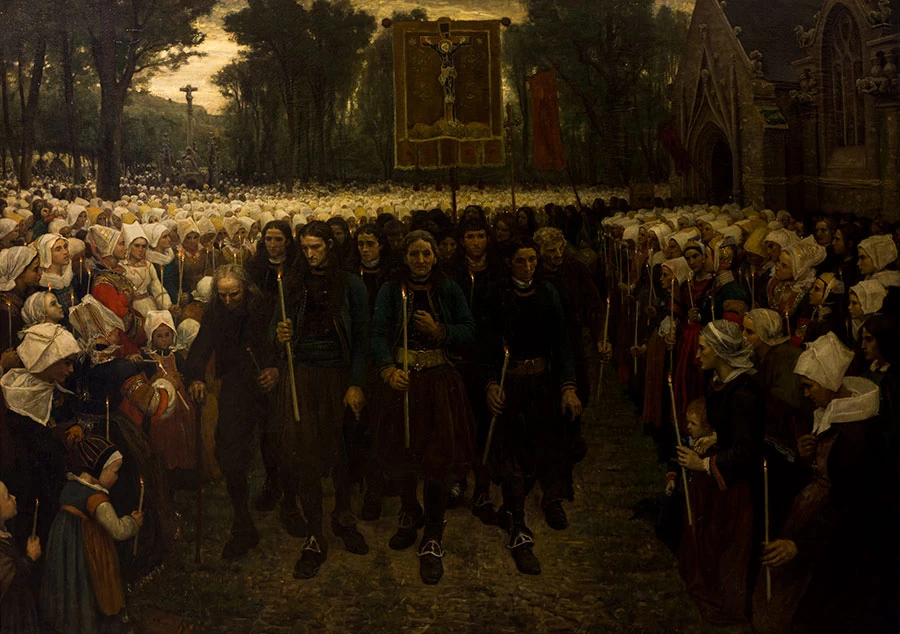 Un pellegrinaggio bretone, 1869 - Museo Nacional de Bellas Artes, L'Avana